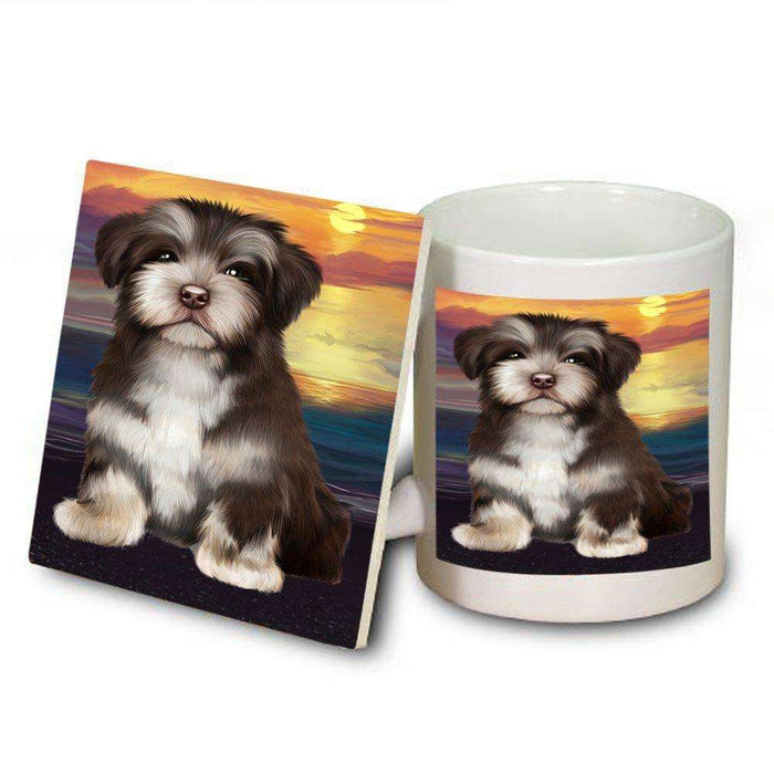 Havanese Dog Mug and Coaster Set MUC48489