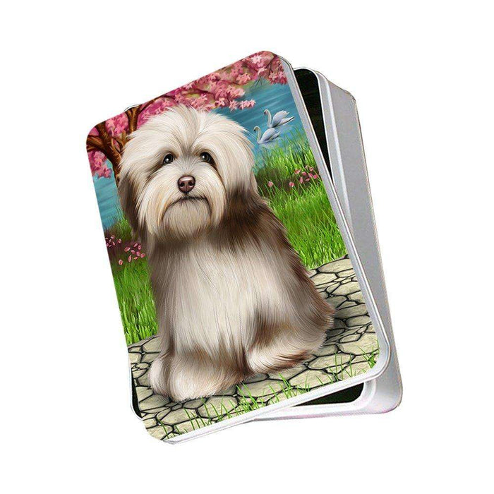 Havanese Dog Photo Storage Tin PITN48501