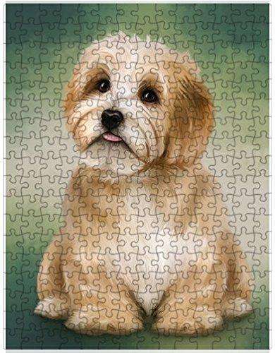 Havanese Dog Puzzle with Photo Tin