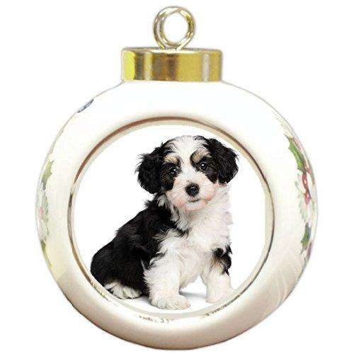 Havanese Puppy Christmas Holiday Ornament