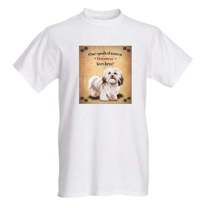 Havanese Spoiled Rotten Dog T-Shirt