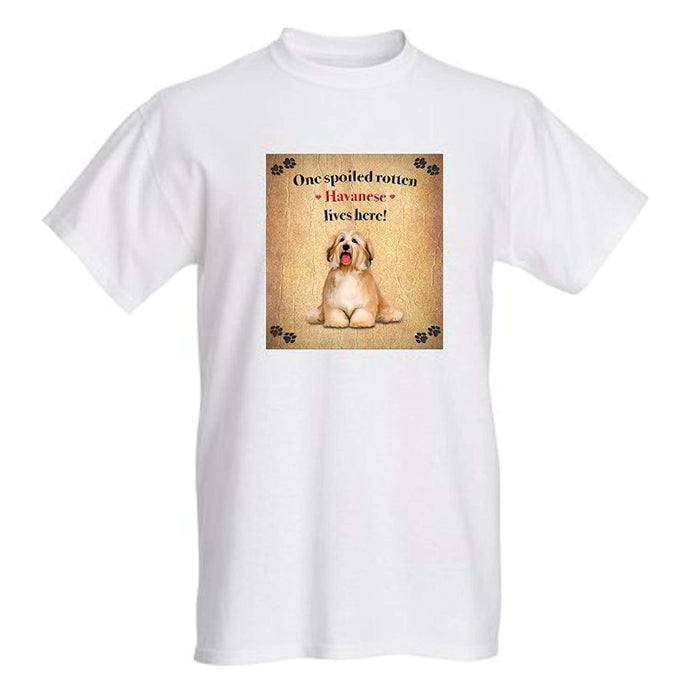Havanese Spoiled Rotten Dog T-Shirt