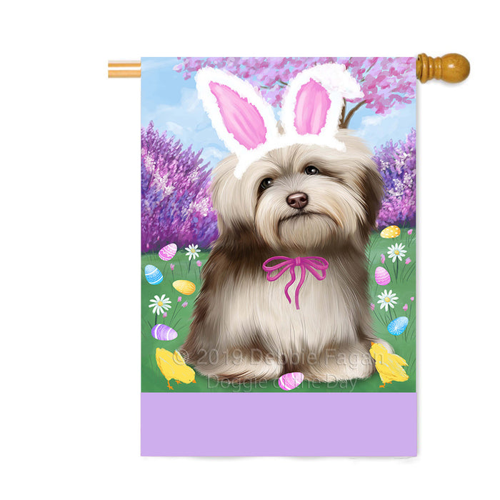 Personalized Easter Holiday Havanese Dog Custom House Flag FLG-DOTD-A58943