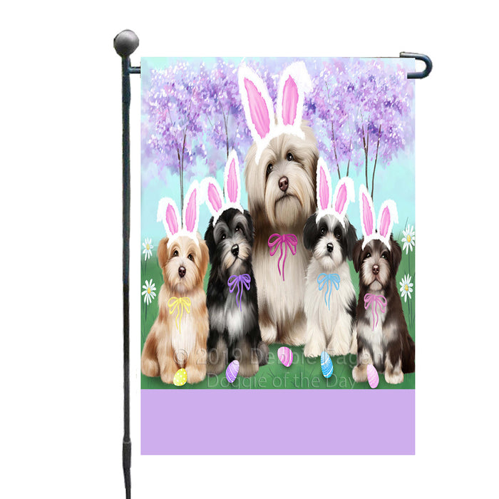 Personalized Easter Holiday Havanese Dogs Custom Garden Flags GFLG-DOTD-A58888