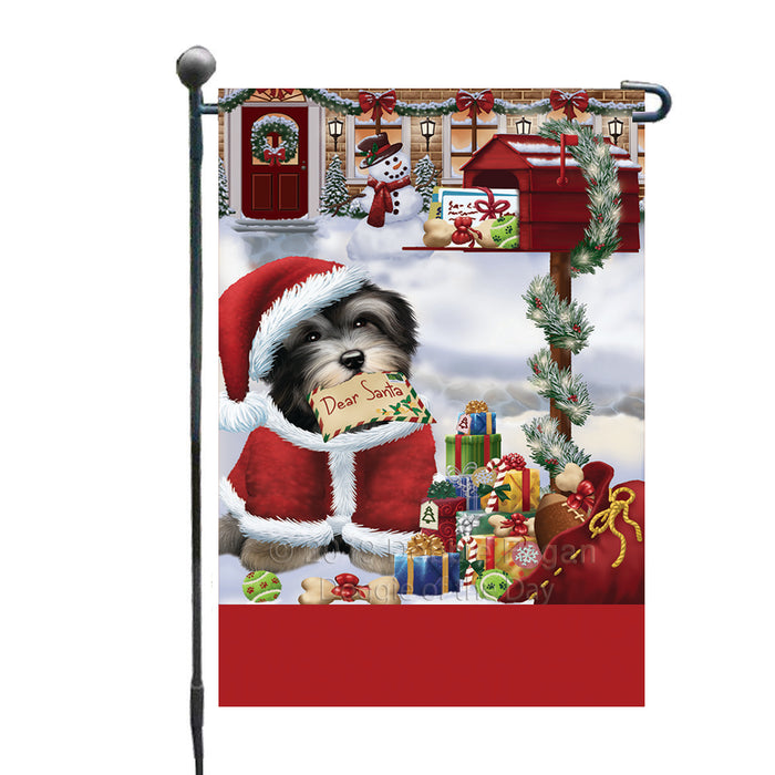 Personalized Happy Holidays Mailbox Havanese Dog Christmas Custom Garden Flags GFLG-DOTD-A59941