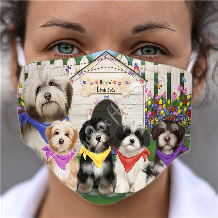 Spring Dog House Havanese Dogs Face Mask FM48806