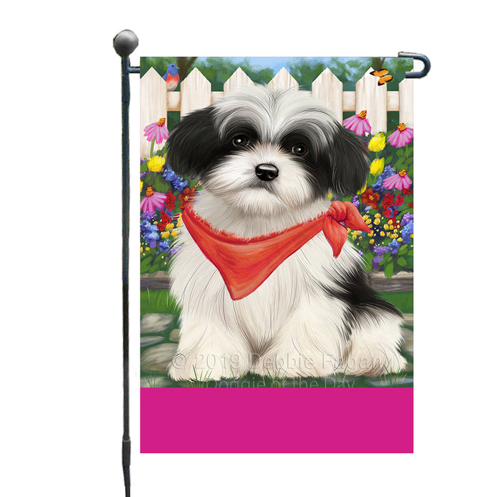 Personalized Spring Floral Havanese Dog Custom Garden Flags GFLG-DOTD-A62885