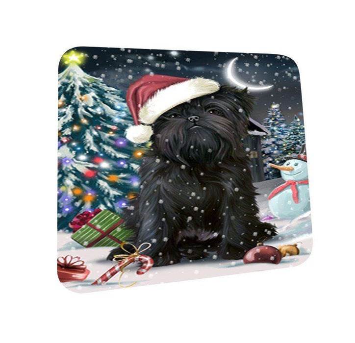 Have a Holly Jolly Affenpinscher Dog Christmas Coasters CST099 (Set of 4)