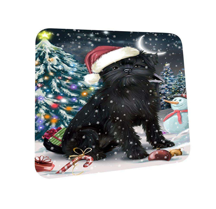 Have a Holly Jolly Affenpinscher Dog Christmas Coasters CST101 (Set of 4)