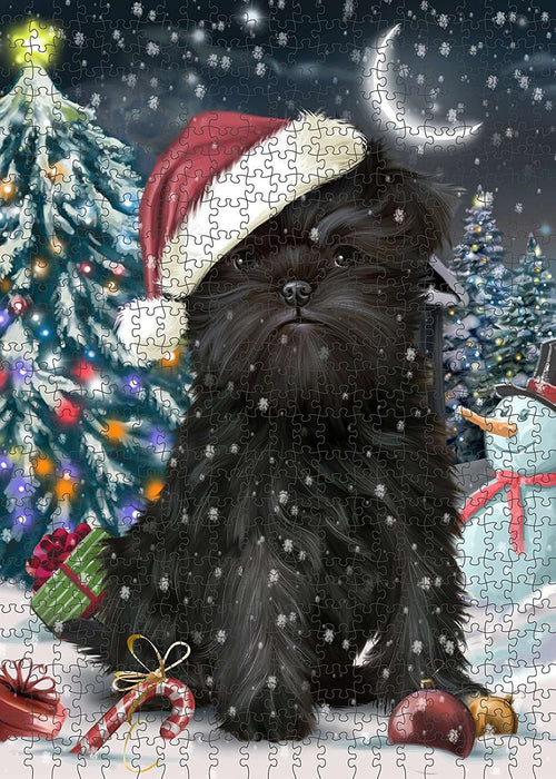 Have a Holly Jolly Affenpinscher Dog Christmas Puzzle with Photo Tin PUZL1773