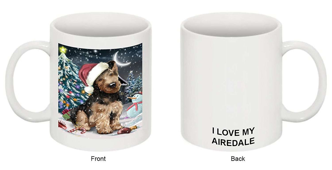 Have a Holly Jolly Airedale Dog Christmas Mug CMG0149