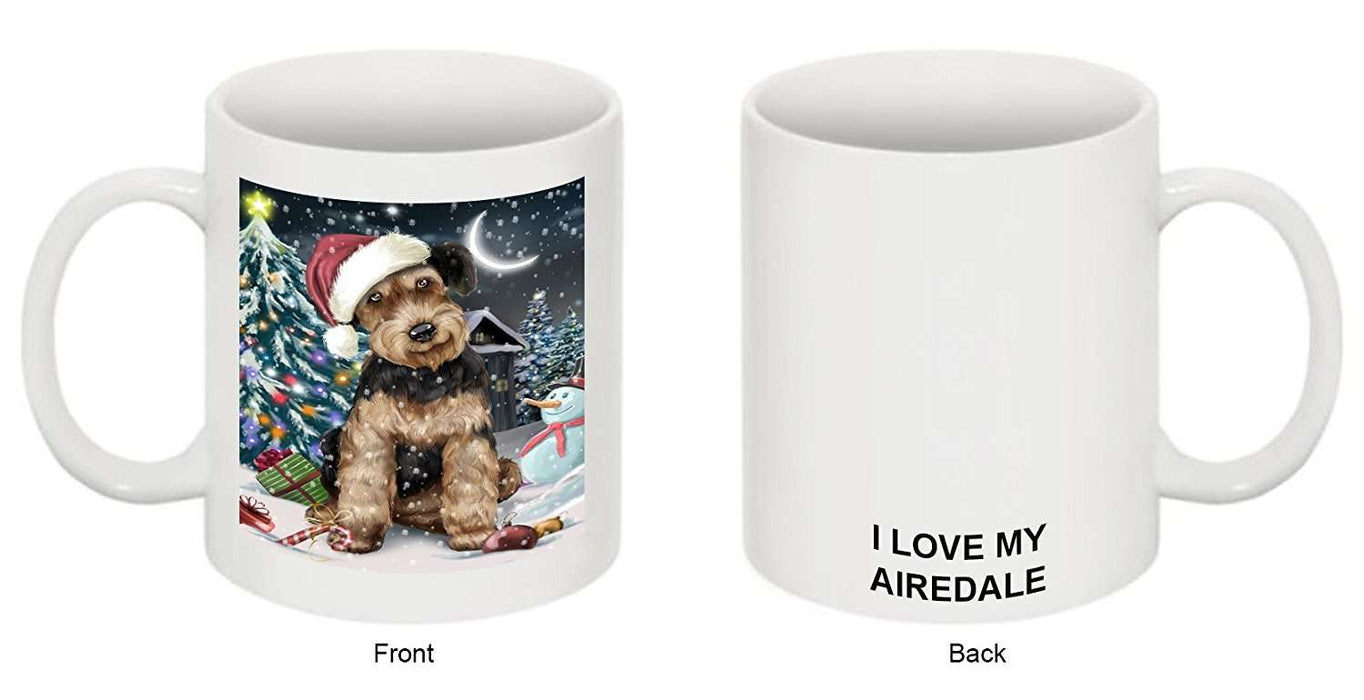 Have a Holly Jolly Airedale Dog Christmas Mug CMG0150