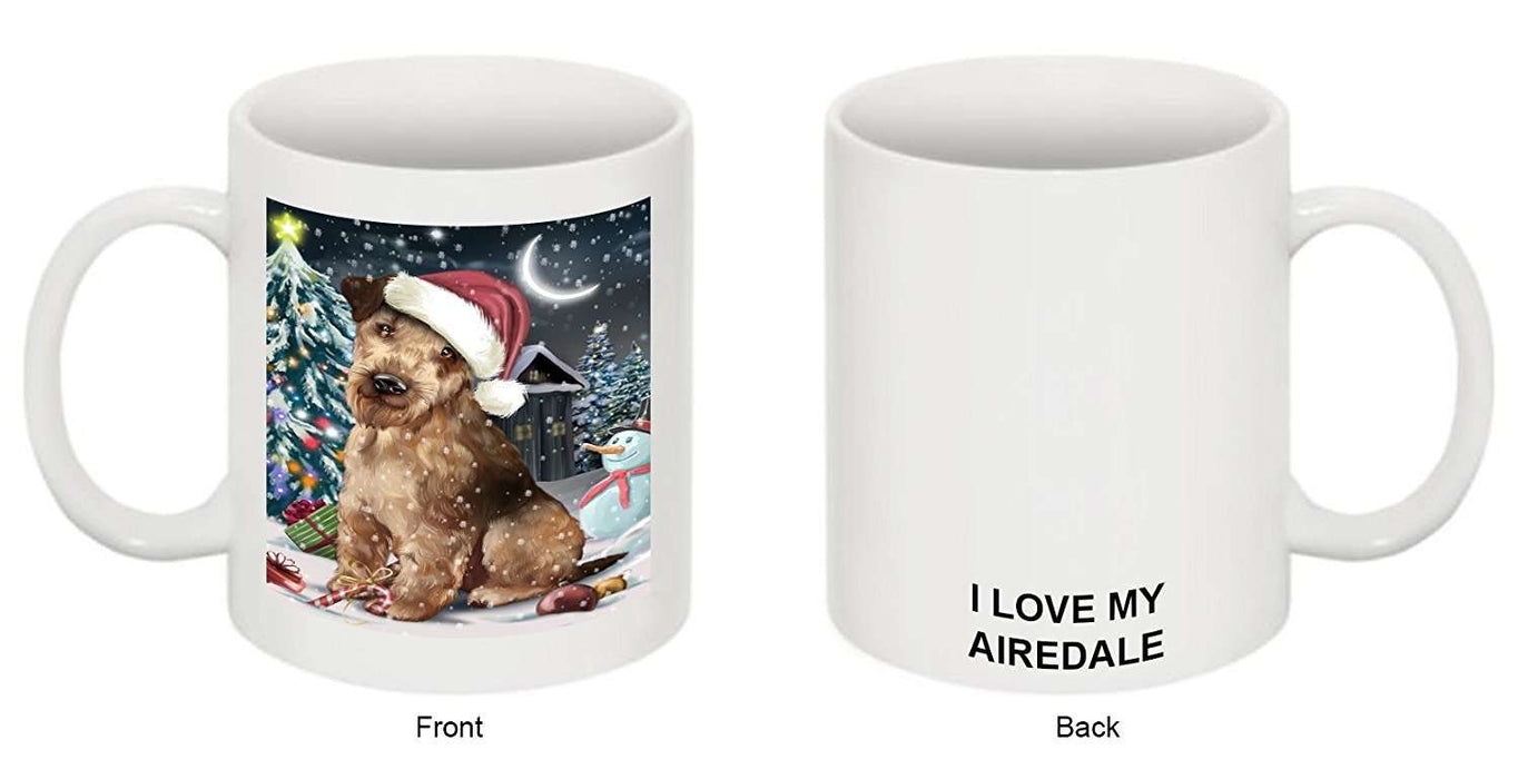 Have a Holly Jolly Airedale Dog Christmas Mug CMG0151