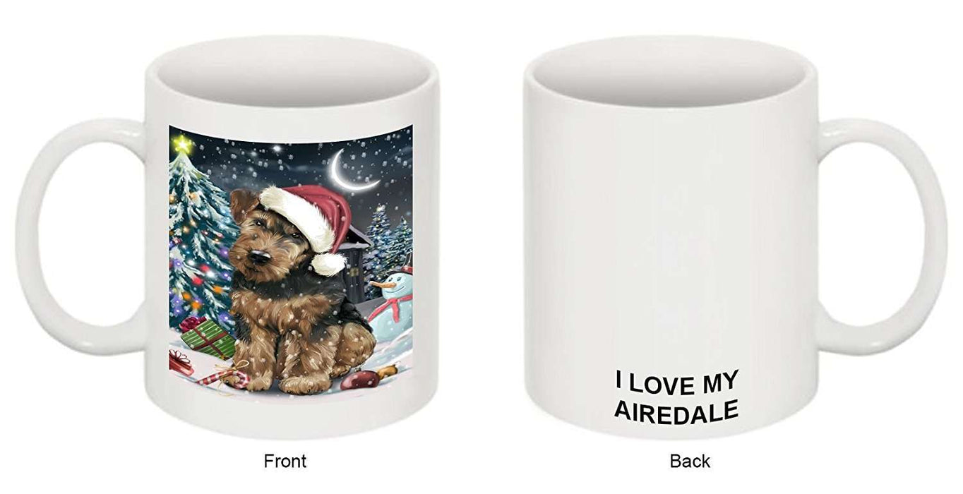 Have a Holly Jolly Airedale Dog Christmas Mug CMG0152