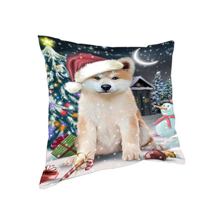 Have a Holly Jolly Akita Dog Christmas Pillow PIL62828