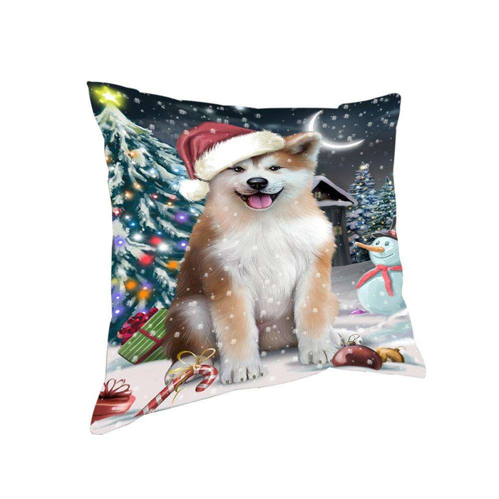 Have a Holly Jolly Akita Dog Christmas Pillow PIL62832