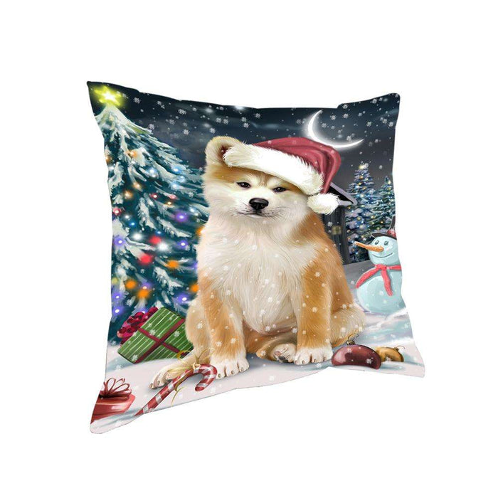 Have a Holly Jolly Akita Dog Christmas Pillow PIL62836