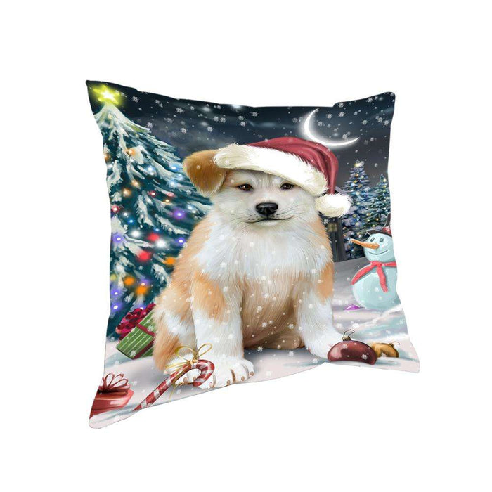 Have a Holly Jolly Akita Dog Christmas Pillow PIL62840