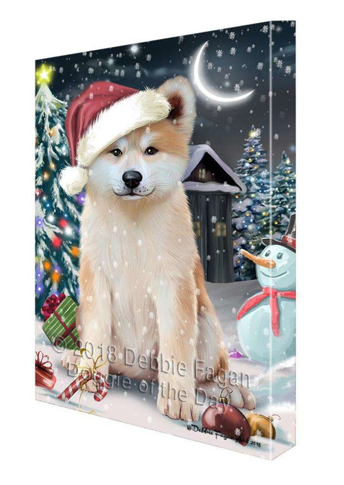 Have a Holly Jolly Akita Dog Christmas  Canvas Print Wall Art Décor CVS81809