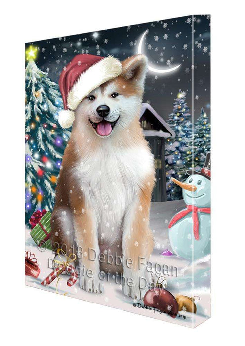 Have a Holly Jolly Akita Dog Christmas  Canvas Print Wall Art Décor CVS81818