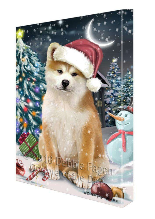 Have a Holly Jolly Akita Dog Christmas  Canvas Print Wall Art Décor CVS81827