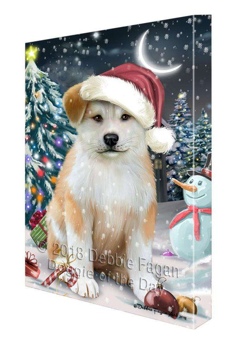 Have a Holly Jolly Akita Dog Christmas  Canvas Print Wall Art Décor CVS81836