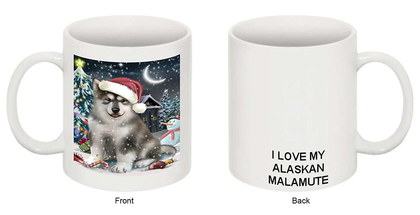Have a Holly Jolly Alaskan Malamute Dog Christmas Mug CMG0154