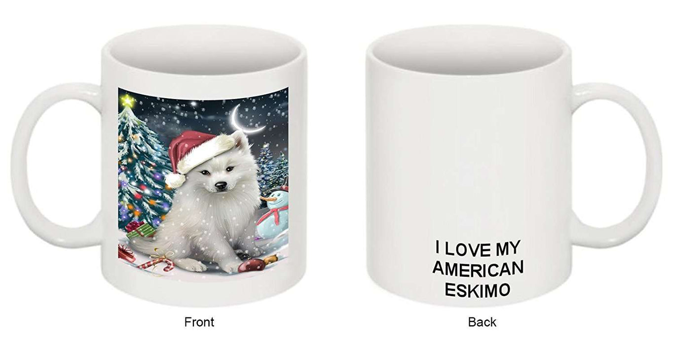 Have a Holly Jolly American Eskimo Dog Christmas Mug CMG0230