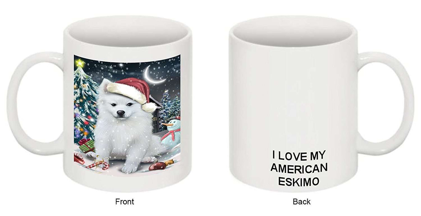 Have a Holly Jolly American Eskimo Dog Christmas Mug CMG0231