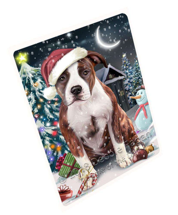 Have a Holly Jolly American Staffordshire Terrier Dog Christmas Cutting Board C59112