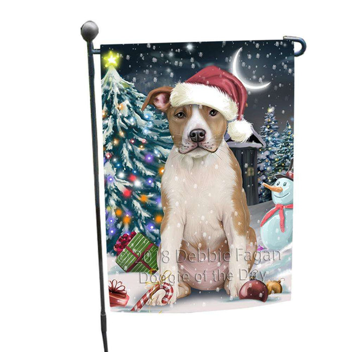 Have a Holly Jolly American Staffordshire Terrier Dog Christmas  Garden Flag GFLG51620