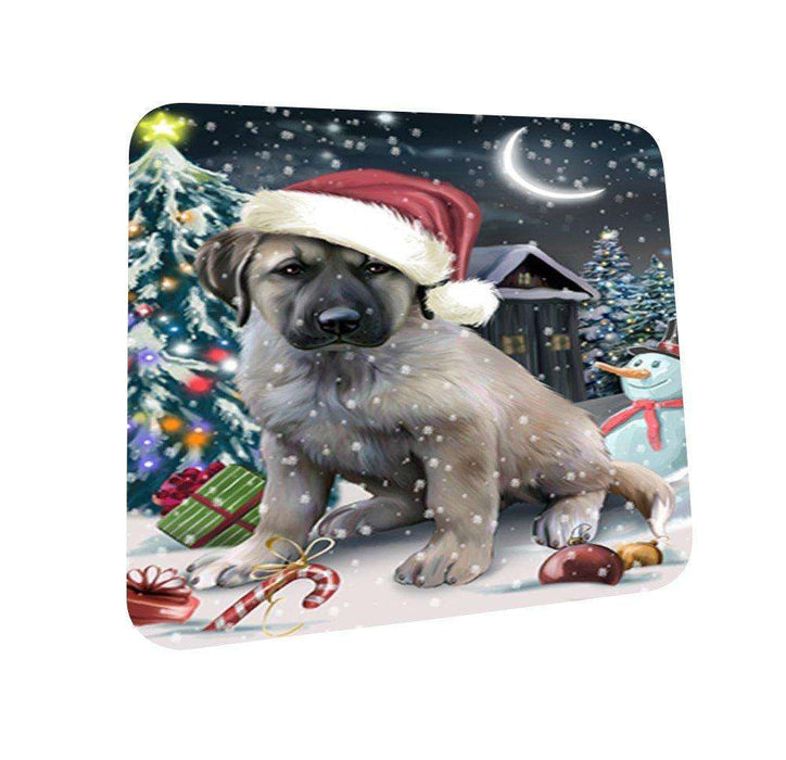 Have a Holly Jolly Anatolian Shepherd Dog Christmas Coasters CST060 (Set of 4)