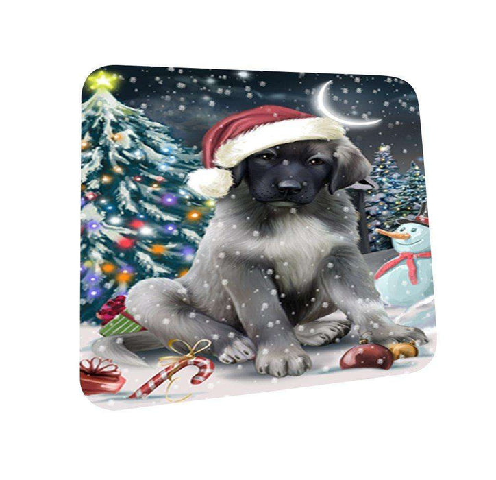 Have a Holly Jolly Anatolian Shepherd Dog Christmas Coasters CST062 (Set of 4)