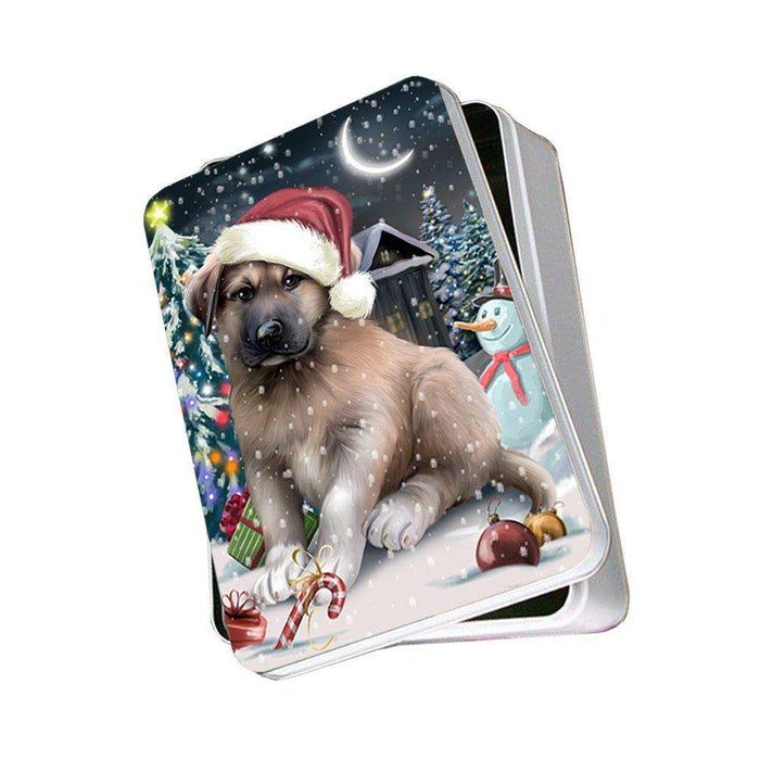 Have a Holly Jolly Anatolian Shepherd Dog Christmas Photo Storage Tin PTIN0153