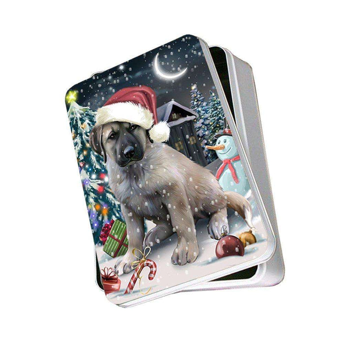 Have a Holly Jolly Anatolian Shepherd Dog Christmas Photo Storage Tin PTIN0154