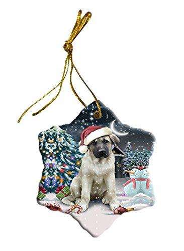 Have a Holly Jolly Anatolian Shepherd Dog Christmas Star Ornament POR2455