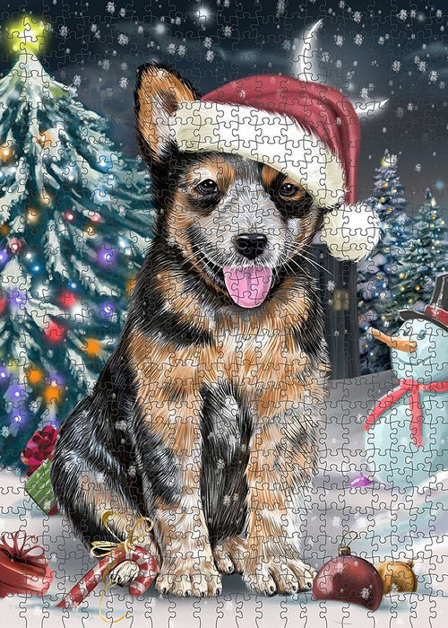 Have a Holly Jolly Australian Cattle Dog Christmas Puzzle with Photo Tin PUZL030