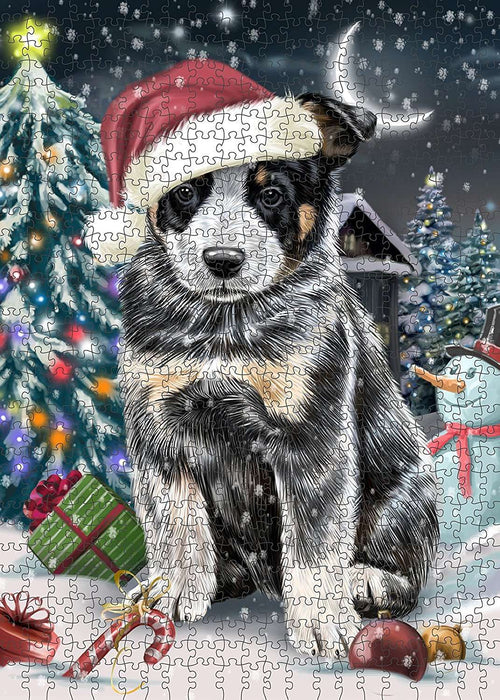 Have a Holly Jolly Australian Cattle Dog Christmas Puzzle with Photo Tin PUZL036