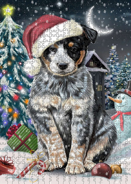 Have a Holly Jolly Australian Cattle Dog Christmas Puzzle with Photo Tin PUZL1725
