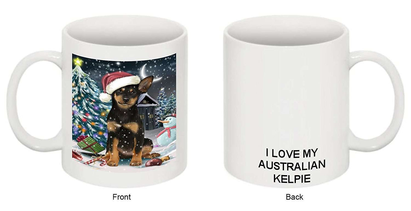 Have a Holly Jolly Australian Kelpie Dog Christmas Mug CMG0157