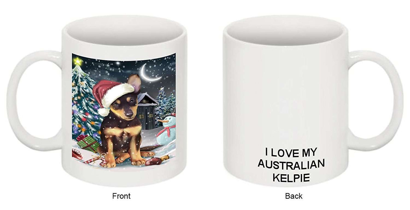 Have a Holly Jolly Australian Kelpie Dog Christmas Mug CMG0158