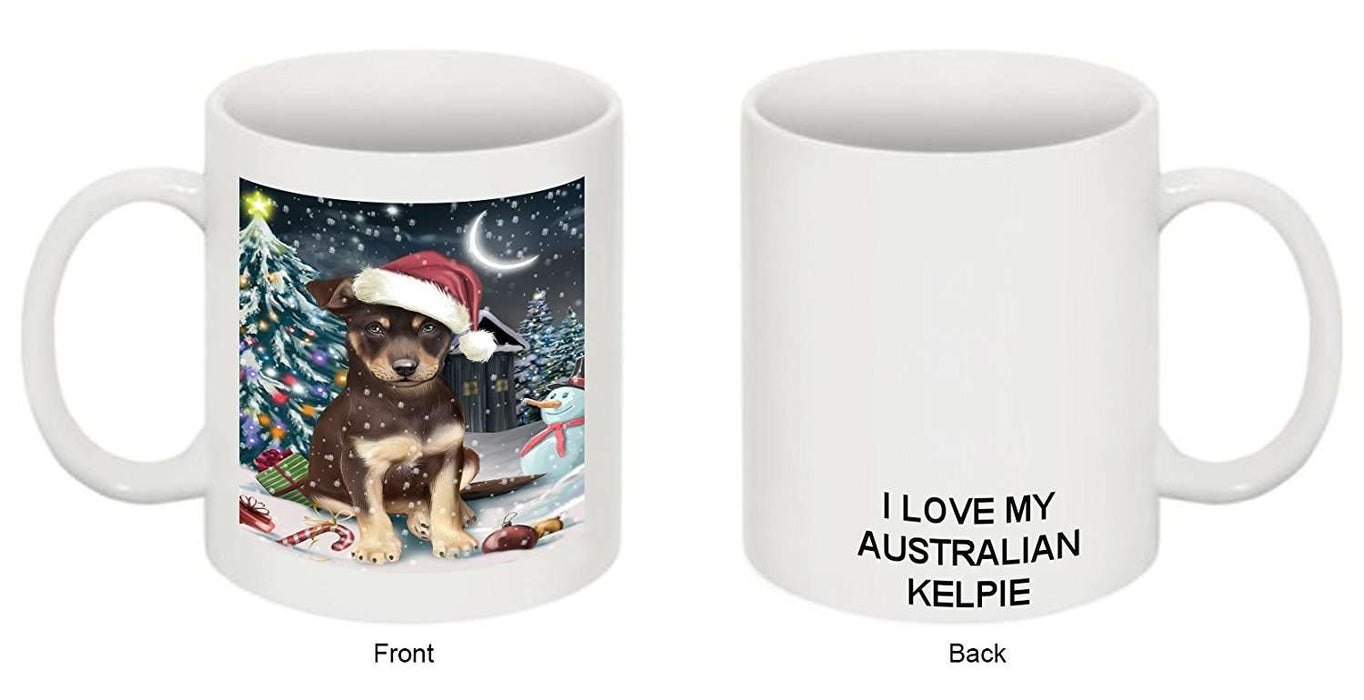 Have a Holly Jolly Australian Kelpie Dog Christmas Mug CMG0159