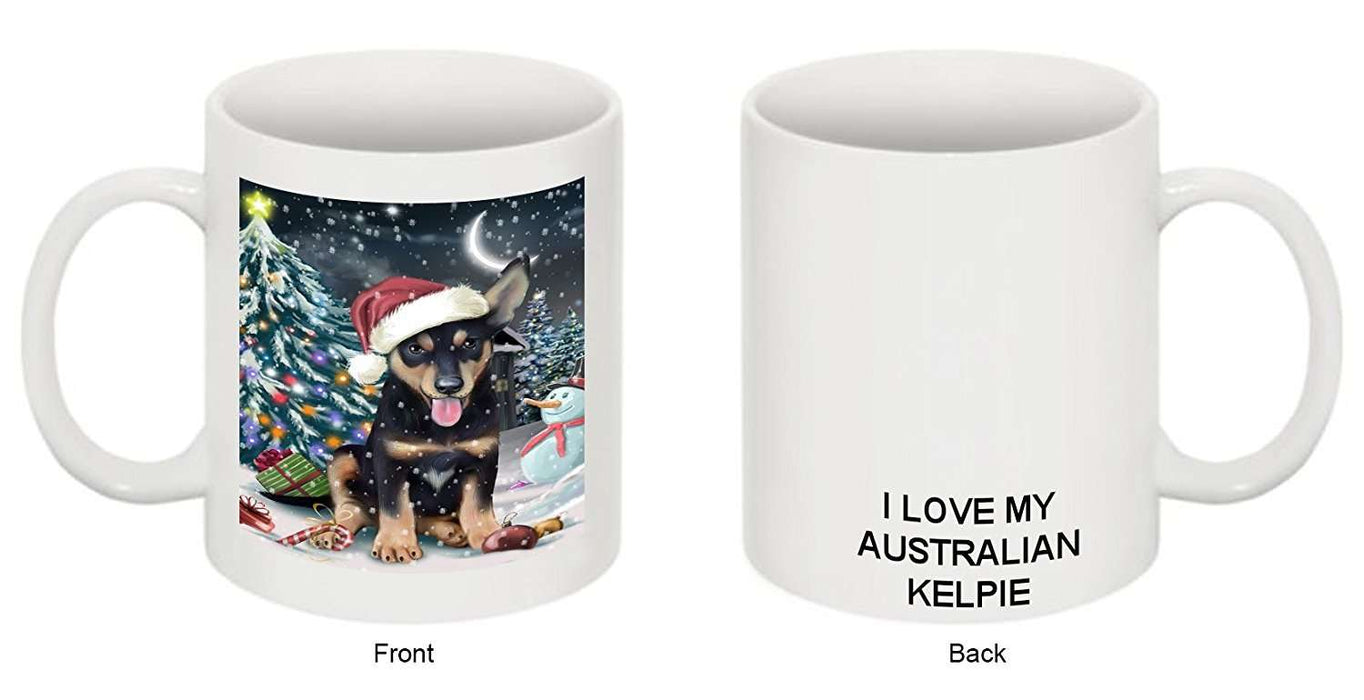 Have a Holly Jolly Australian Kelpie Dog Christmas Mug CMG0160