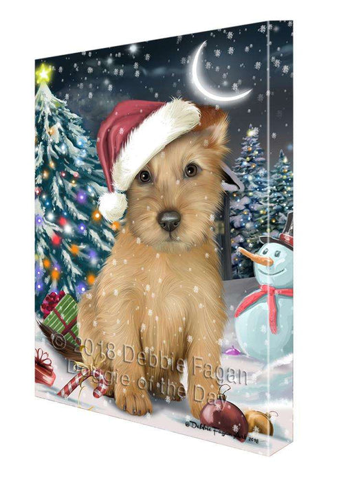 Have a Holly Jolly Australian Terrier Dog Christmas  Canvas Print Wall Art Décor CVS81881