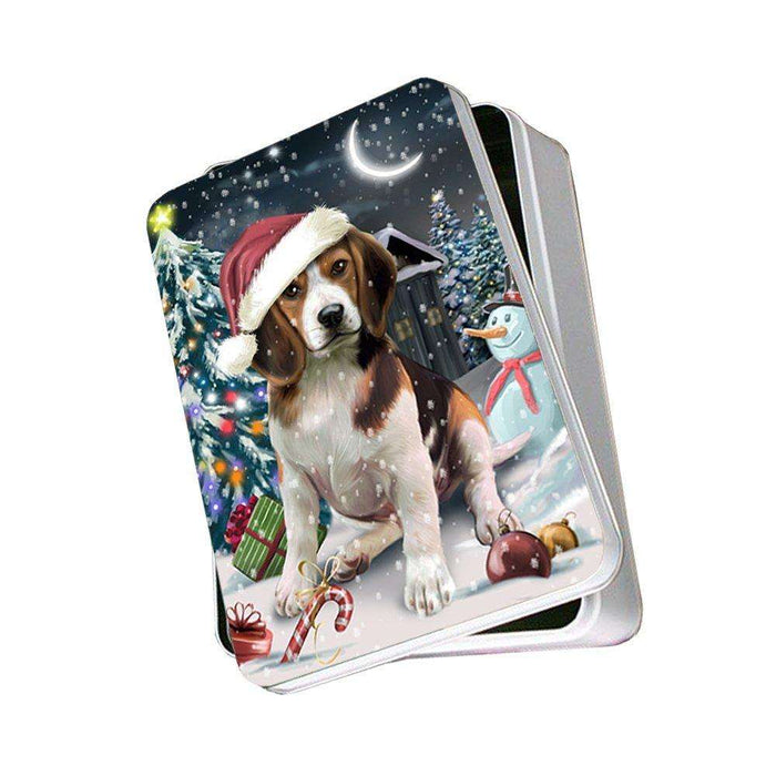 Have a Holly Jolly Beagle Dog Christmas Photo Storage Tin PTIN0081