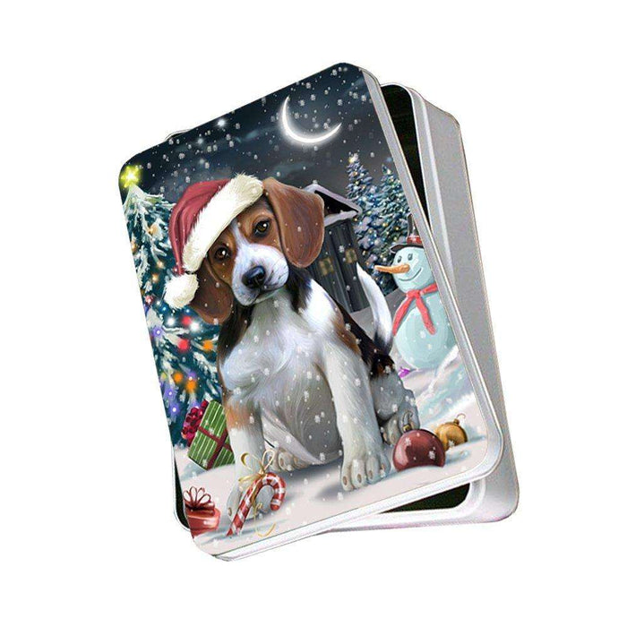 Have a Holly Jolly Beagle Dog Christmas Photo Storage Tin PTIN0082