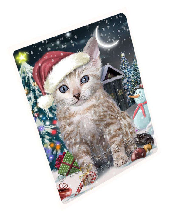 Have a Holly Jolly Bengal Cat Christmas Large Refrigerator / Dishwasher Magnet RMAG70284