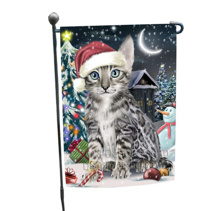 Have a Holly Jolly Bengal Cat Christmas  Garden Flag GFLG51627