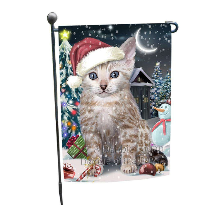 Have a Holly Jolly Bengal Cat Christmas  Garden Flag GFLG51628