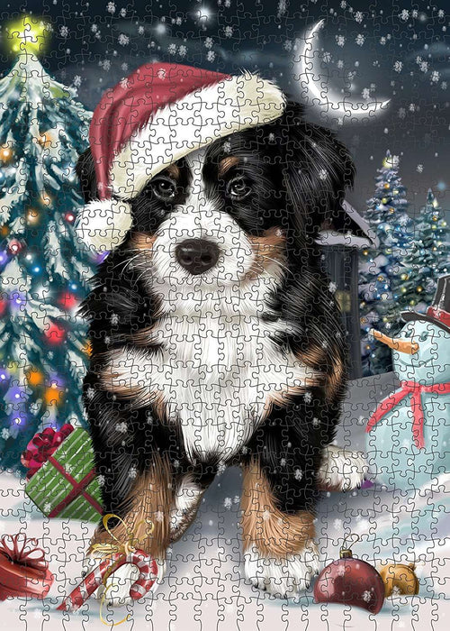 Have a Holly Jolly Bernese Mountain Dog Christmas Puzzle with Photo Tin PUZL042
